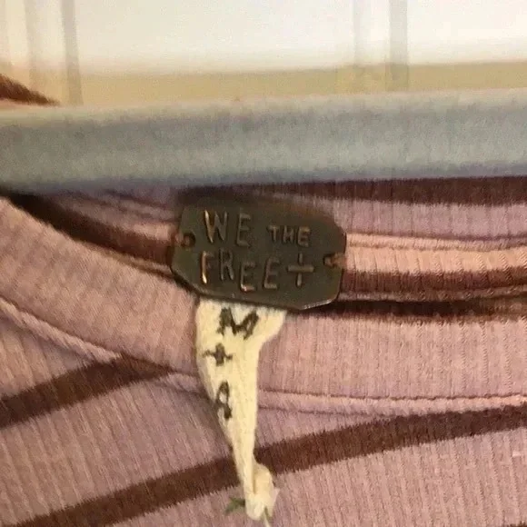 💖 Free People | We The Free Thermal Ruffled Top Size Medium - Picture 5 of 7